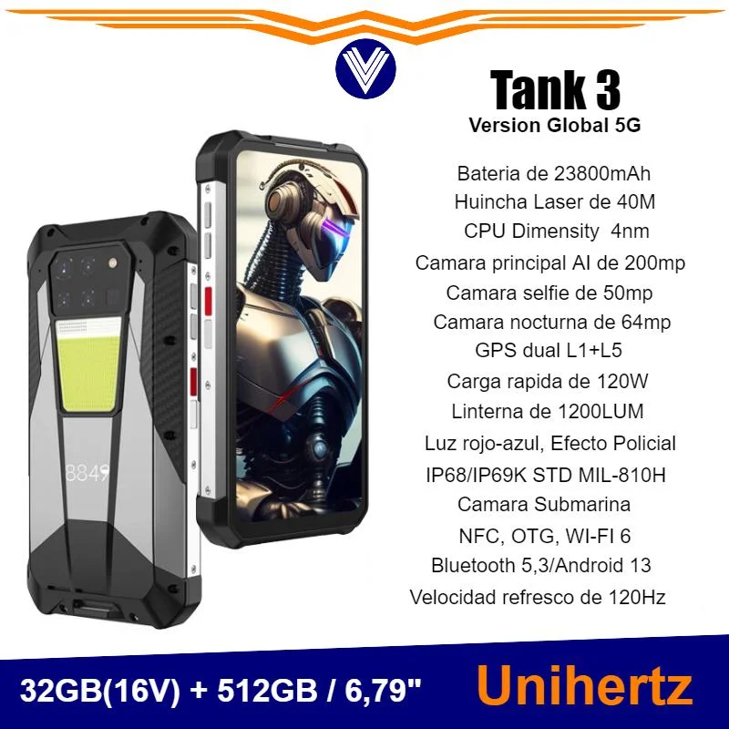 Telefono Unihertz tank 3 5G