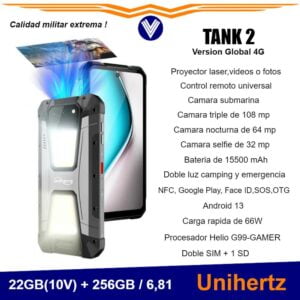 Preguntas Frecuentes 1 telefono unihertz tank 2 12